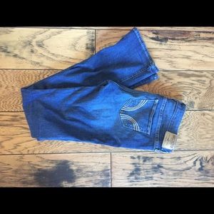 Womens Hollister Dark Blue Bootcut Jeans Size 7